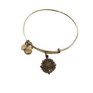 Alex and Ani Compass Gold Charm Bracelet